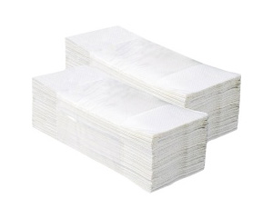 Papra dvielis loksns 21.5*25cm, 400gab, 2 sli, jauniedra